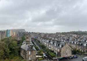 View over the rooftops of Edinburgh