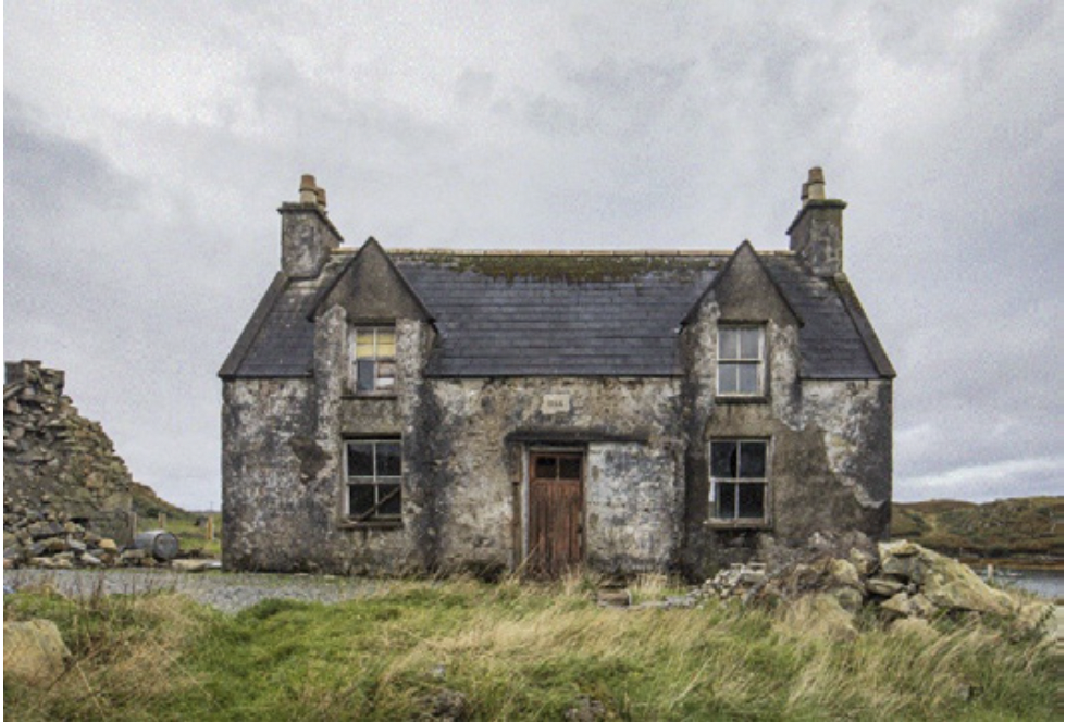 Photo of derelict house Cromore